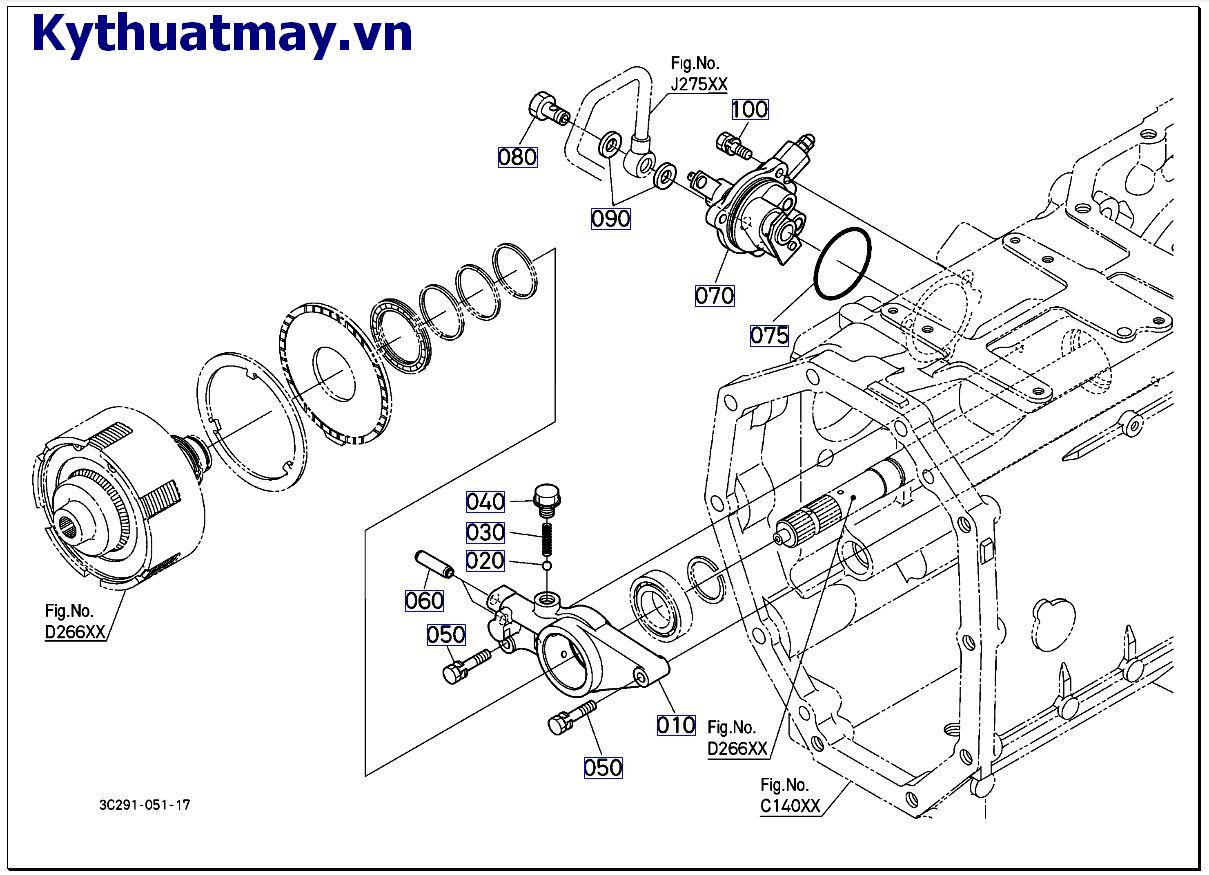 Bộ van PTO ( cũ) 50001 đến 81582